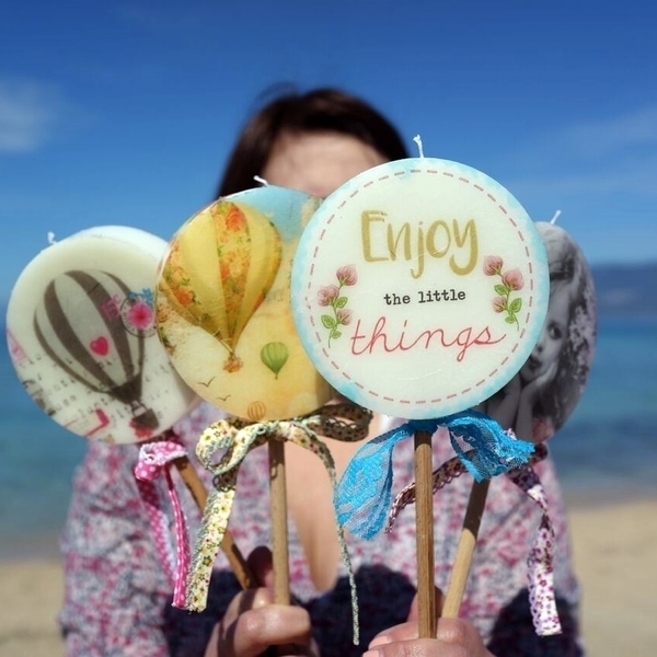 Vintage Λαμπάδες ''Lollipop''