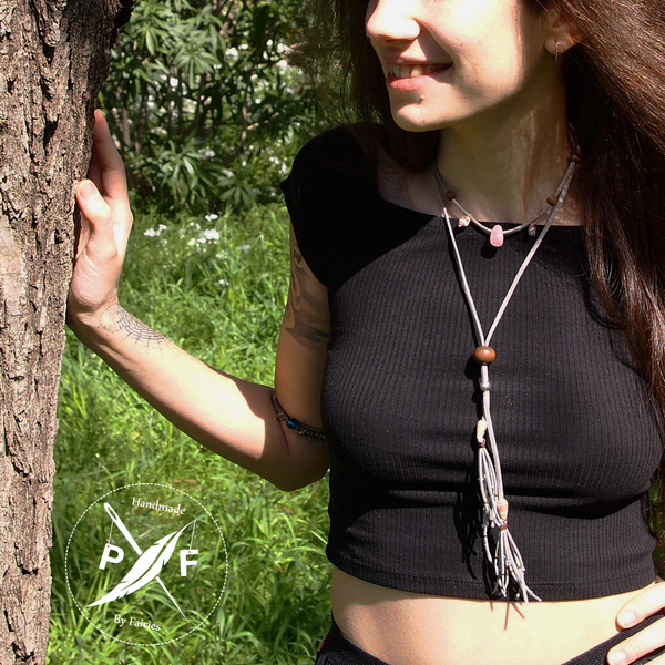 Μακρύ boho multilaer κολιέ με κοχύλια