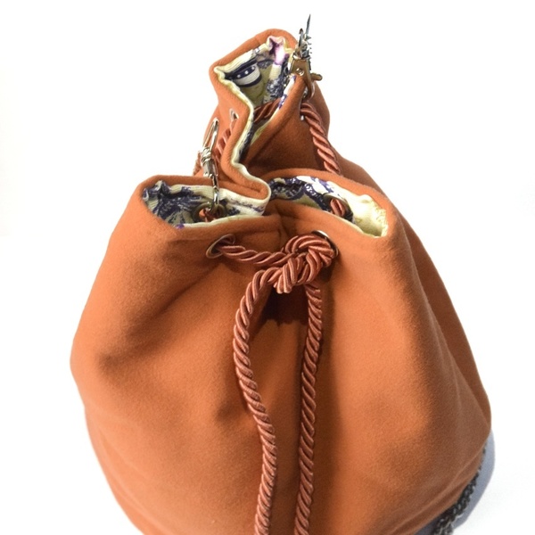 Macaron mini bucket bag