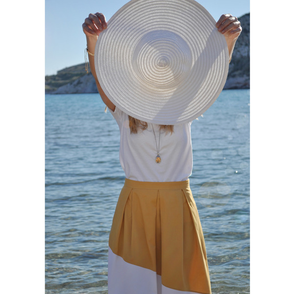 Φούστα midi με κουφόπιετες, Theros
