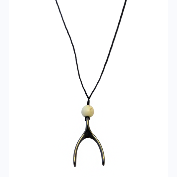 Ανδρικό μενταγιόν Γιάντες Howlite white