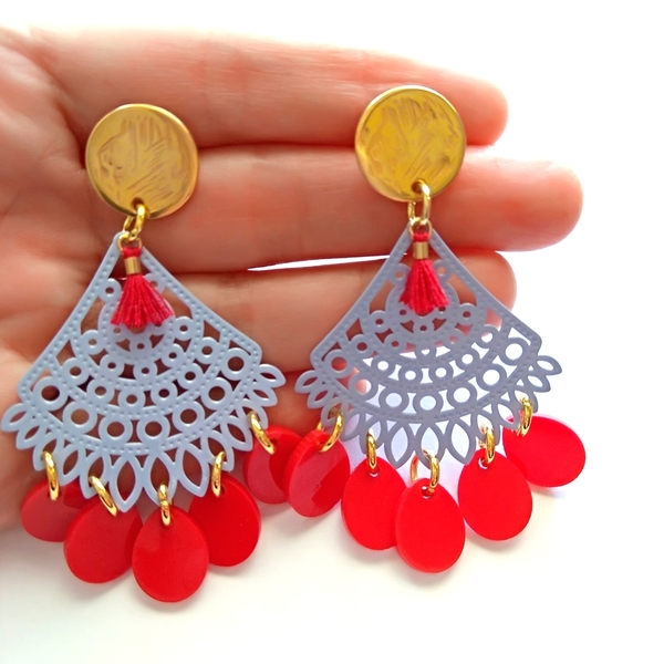 Boho colourfull earrings