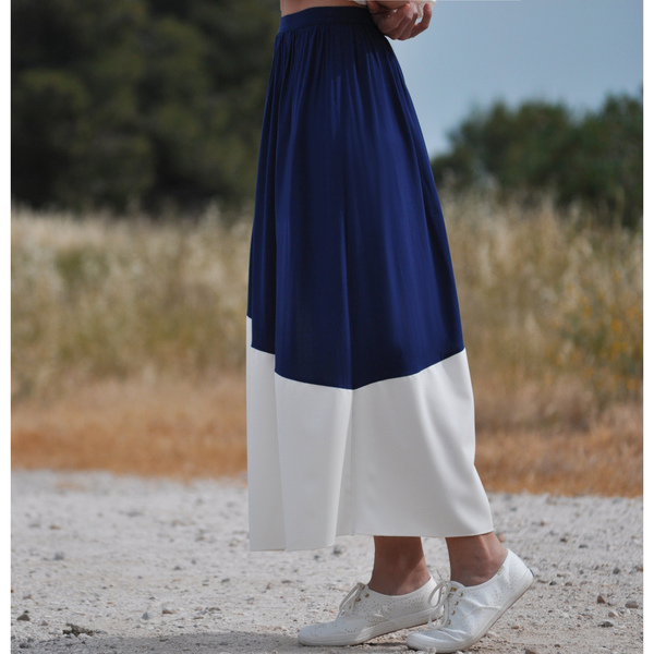 Maxi φούστα με σούρα, Anasa