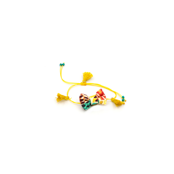 Marrakesh Bow Bracelet Μustard