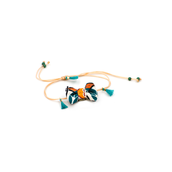 Marrakesh Bow Bracelet Petrol