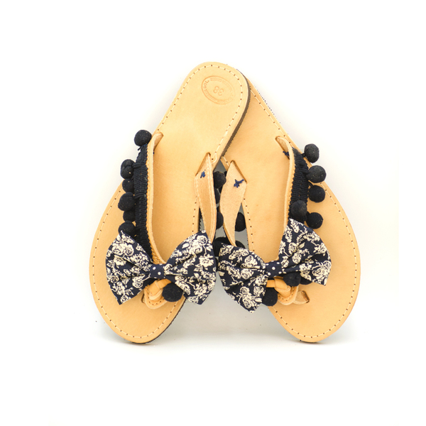 Blue Dahlia Sandals