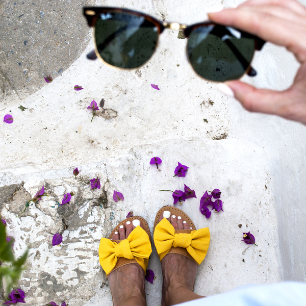 Yellow Bird Cocktail Sandals