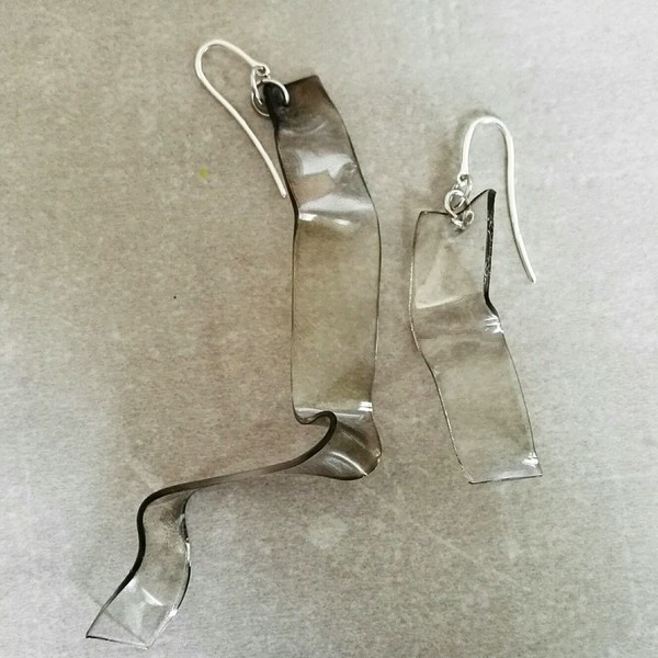 Διάφανα σκουλαρίκια plexiglass