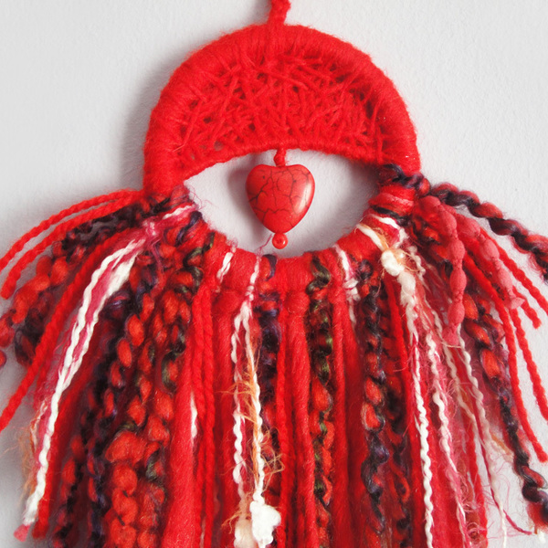 String art κρεμαστό τοίχου κόκκινο