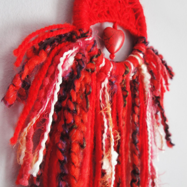 String art κρεμαστό τοίχου κόκκινο