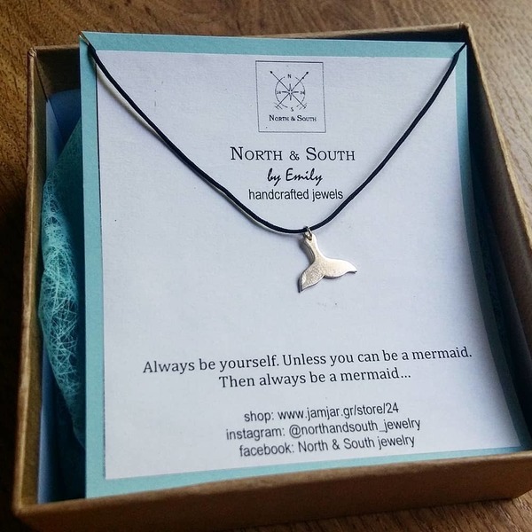 _mermaid necklace - κολιέ χειροποίητο