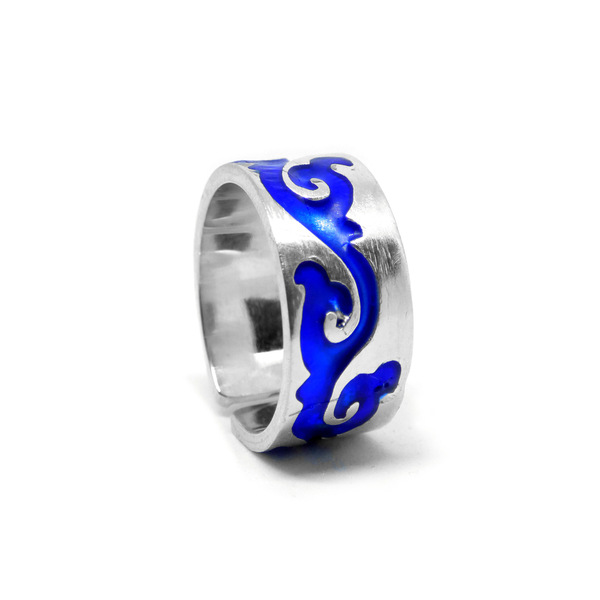 "Multicolour rings" - Χειροποίητα unisex επάργυρα-επίχρυσα δαχτυλίδια με σμάλτο!