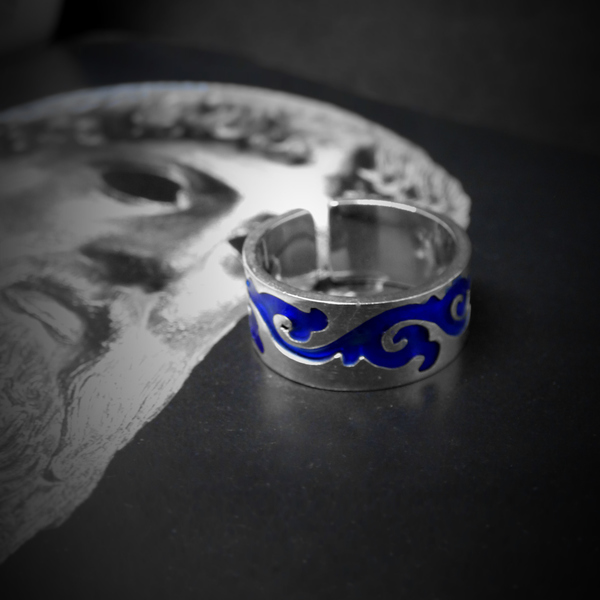 "Multicolour rings" - Χειροποίητα unisex επάργυρα-επίχρυσα δαχτυλίδια με σμάλτο!