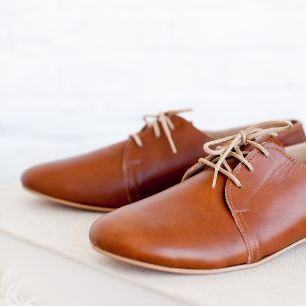 oxford shoes camel