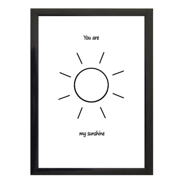 Poster σε κάδρο "You are my sunshine" - μεγάλο-