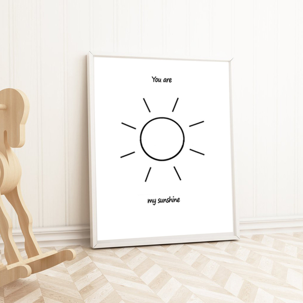 Poster σε κάδρο "You are my sunshine" - μεγάλο-