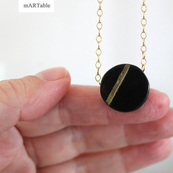 "A r i s t a r c h o s " Circle Marble Necklace 925-Χειροποίητο Κρεμαστό από Ελληνικό Μάρμαρο!