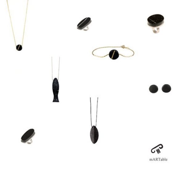 "A r i s t a r c h o s " Circle Marble Necklace 925-Χειροποίητο Κρεμαστό από Ελληνικό Μάρμαρο!