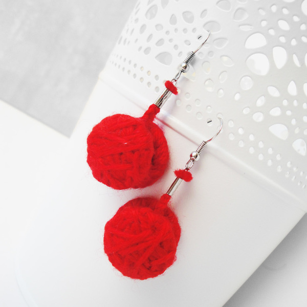 String art μασουρίστρες κόκκινες