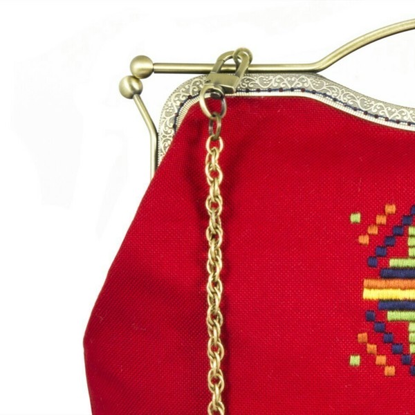Κόκκινη clutch τσάντα