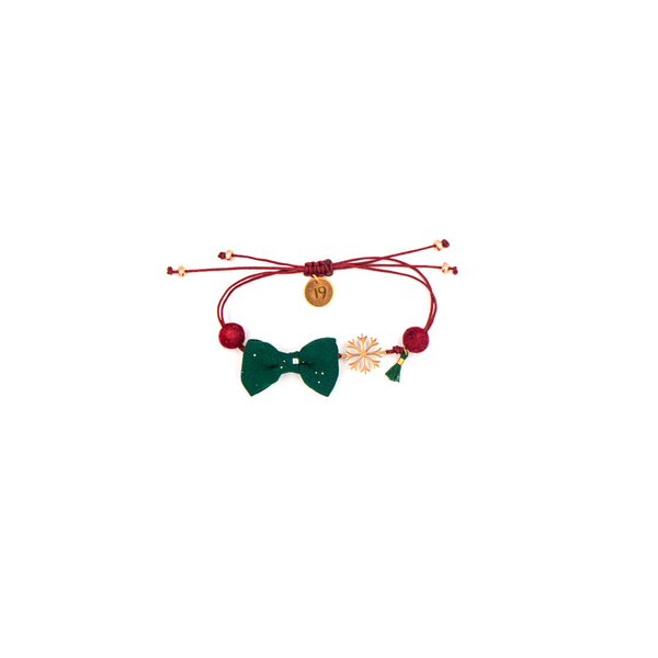 Pink Snowflake Lucky Charm