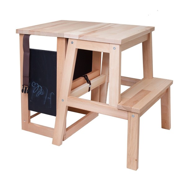 Learning tower to desk με μαυροπίνακα