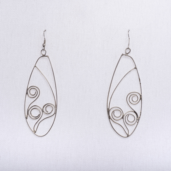 Σκουλαρίκια σε ασήμι 925 (silver earrings flowers)