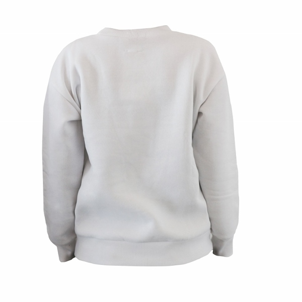 WHITE CRANE SWEATSHIRT