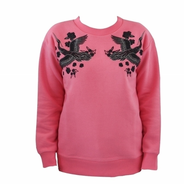 PINK CRANE SWEATSHIRT