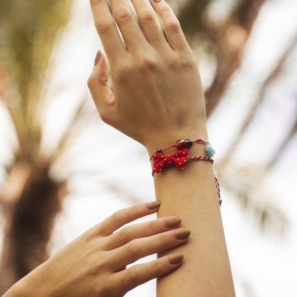 March Bow Bracelets Set