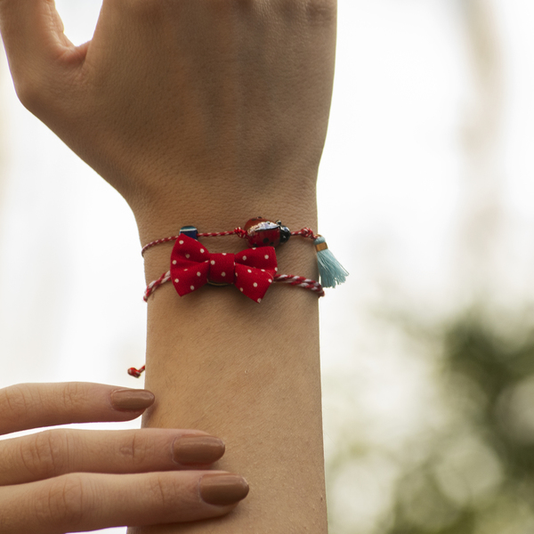 March Bow Bracelets Set