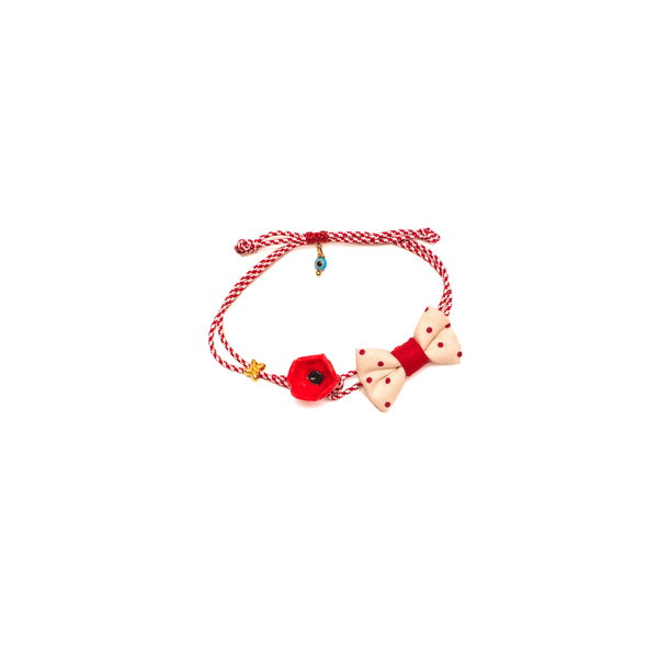 Red Poppy March Bracelet