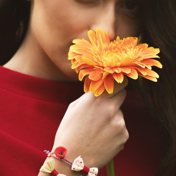 Red Poppy March Bracelet