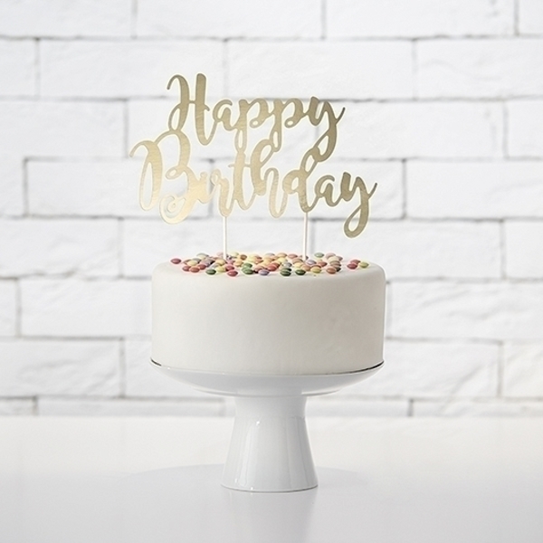 Διακοσμητικό Τούρτας Happy Birthday