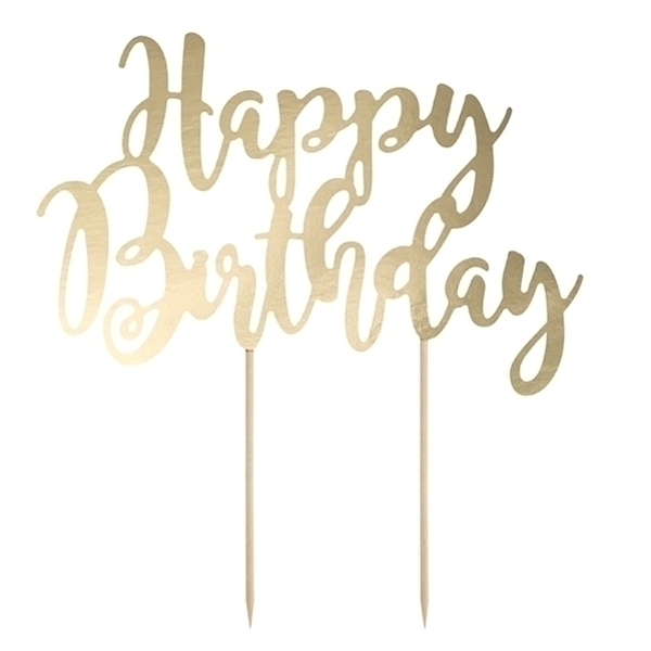 Διακοσμητικό Τούρτας Happy Birthday