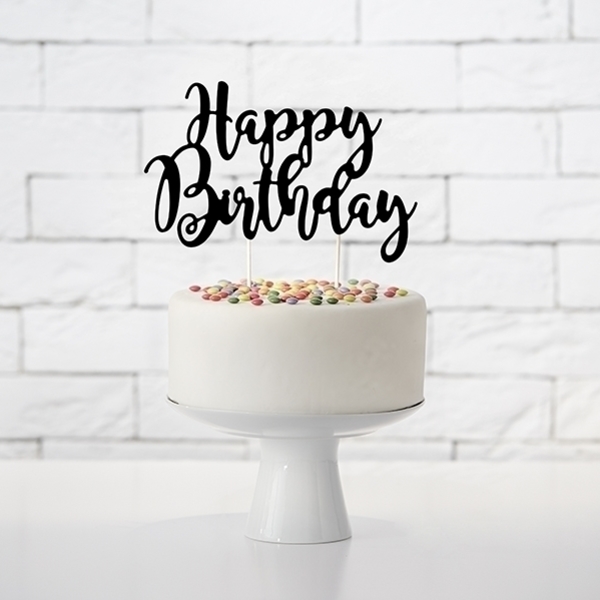 Διακοσμητικό Τούρτας Happy Birthday