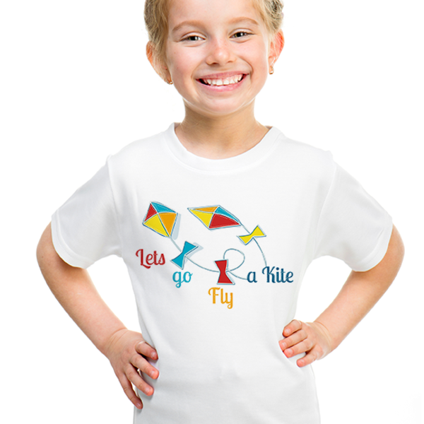 Παιδικό κοντομάνικο μπλουζάκι - Lets go fly a kite - ΧΑΡΤΑΕΤΟΣ