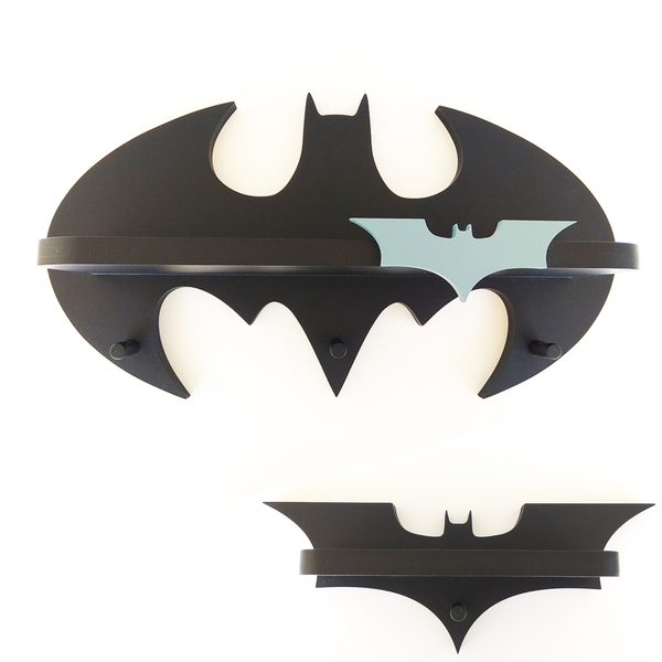 Σετ ξύλινα ράφια με γνωστό υπερήρωα (Batman)
