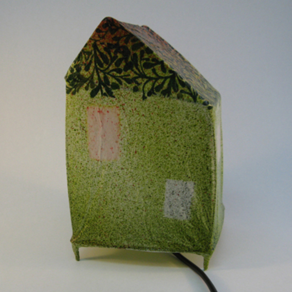 Φωτιστικό πράσινο σπιτάκι Lighting green little house