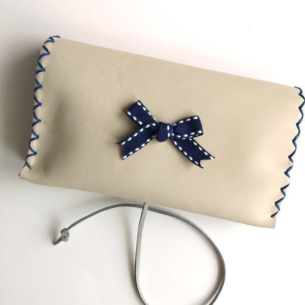 Δερμάτινη Καπνοθήκη Navy Bow