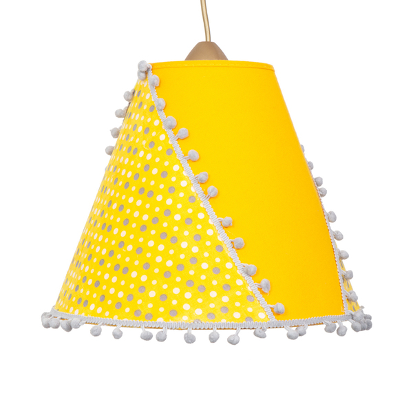 Φωτιστικο οροφης yellow με grey dots