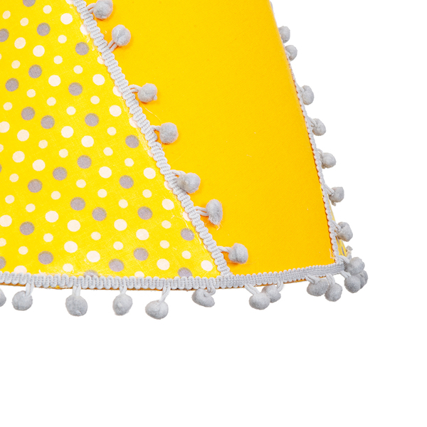 Φωτιστικο οροφης yellow με grey dots