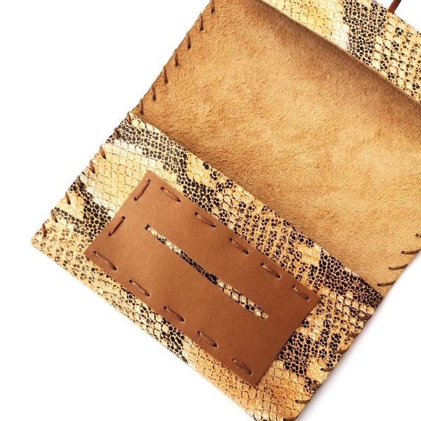 Δερμάτινη Θήκη Καπνού Snake Skin