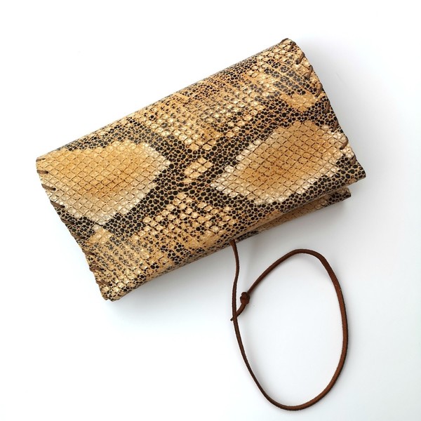 Δερμάτινη Θήκη Καπνού Snake Skin