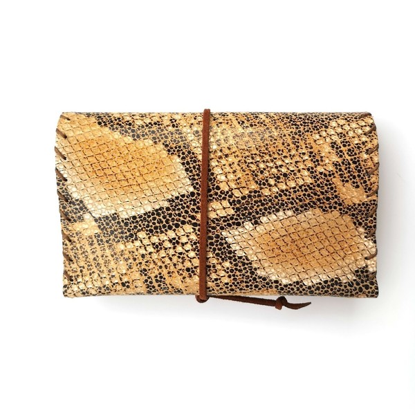 Δερμάτινη Θήκη Καπνού Snake Skin
