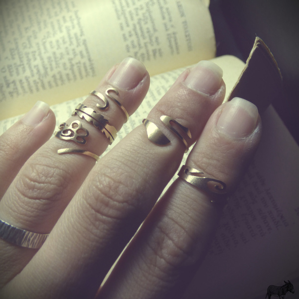 " Midi rings Vol.2 " - Χειροποίητα επάργυρα και επίχρυσα midi βεράκια!