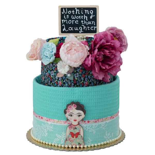 Διώροφη τούρτα Baby Cake "Frida Kahlo y La Casa Azul"