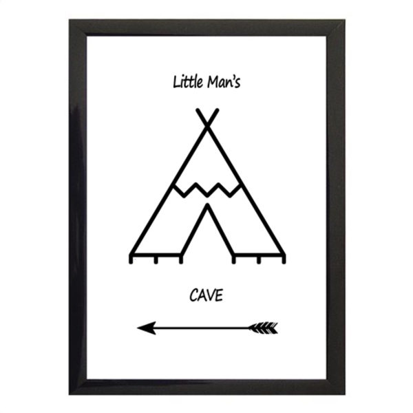 "Little man's cave" poster σε κορνίζα - μεσαίο-