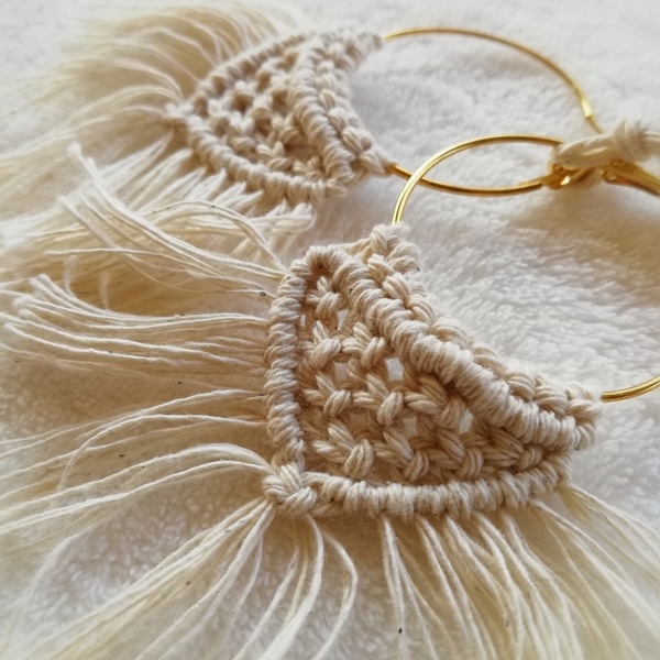 Macrame earings