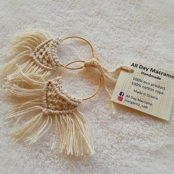 Macrame earings